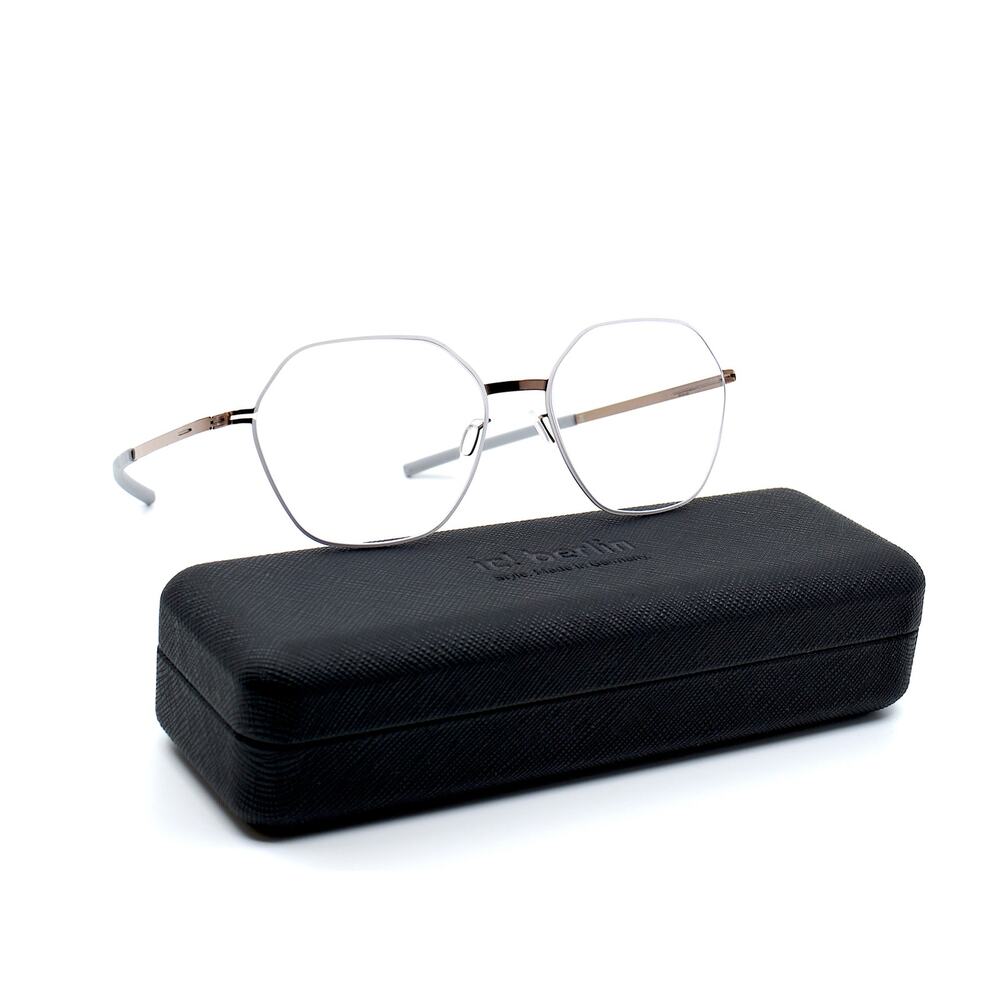 NEW IC! BERLIN HALNY WHITE COPPER AUTHENTIC EYEGLASSES FRAME - Picture 5 of 14